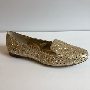 BCBGeneration Ballet Flat Gold BG-Fiore Size 6M 36